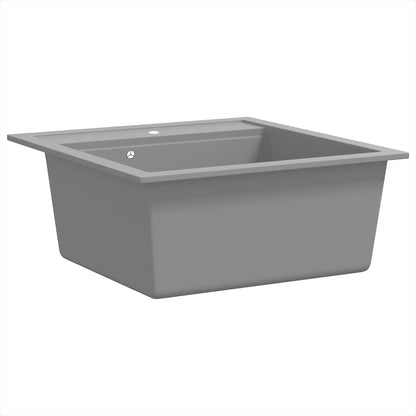 Granite Kitchen Sink Single Basin Grey
