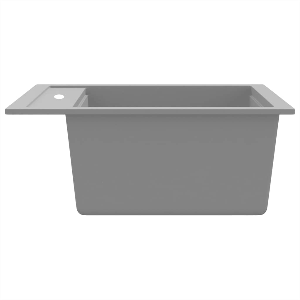 Granite Kitchen Sink Single Basin Grey