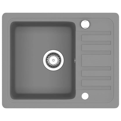 Granite Kitchen Sink Single Basin Grey