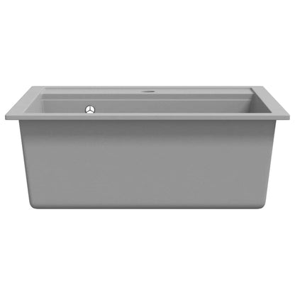 Granite Kitchen Sink Single Basin Grey