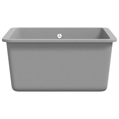 Granite Kitchen Sink Single Basin Grey