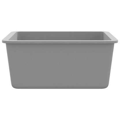 Granite Kitchen Sink Single Basin Grey