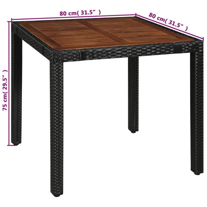 Dining Set | Black and Brown