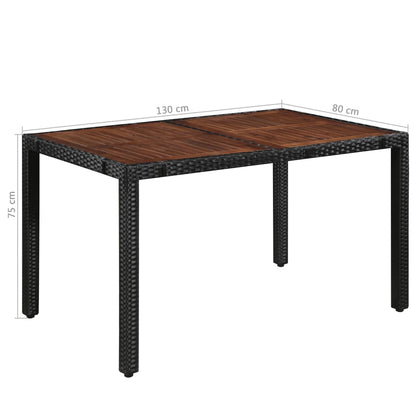 Dining Set | Brown and Black