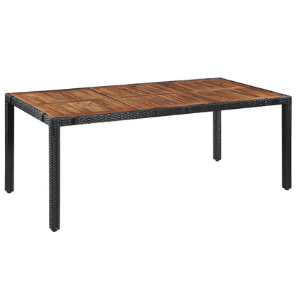 Dining Set | Brown and Black