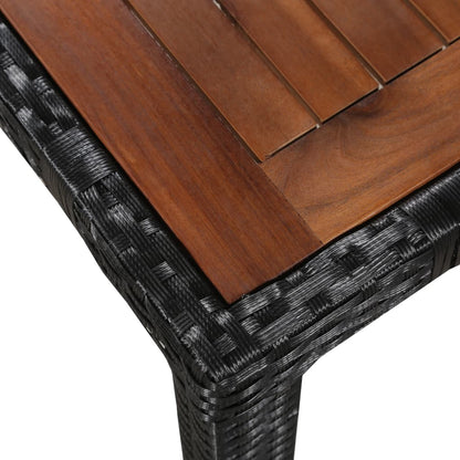 Dining Set | Brown and Black