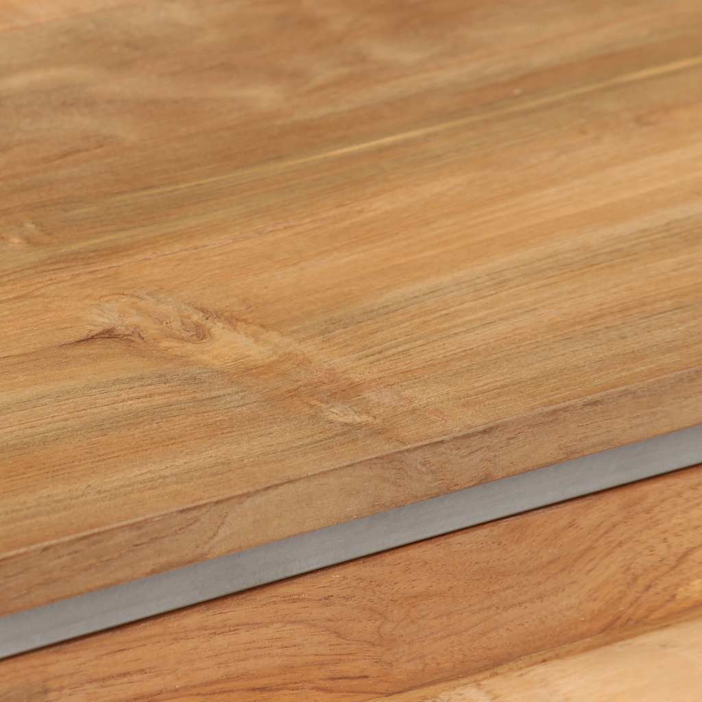 246281 vidaXL TV Cabinet Recycled Teak and Steel 120x30x40 cm