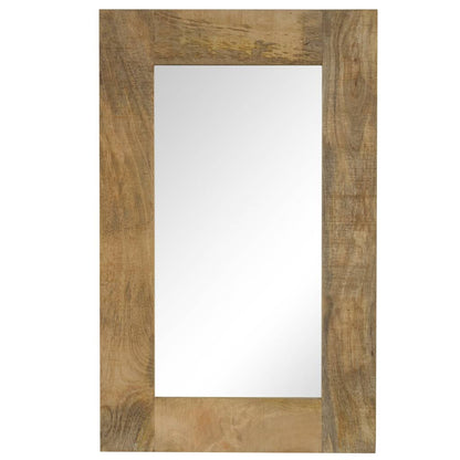 246302 vidaXL Mirror Solid Mango Wood 50x80 cm