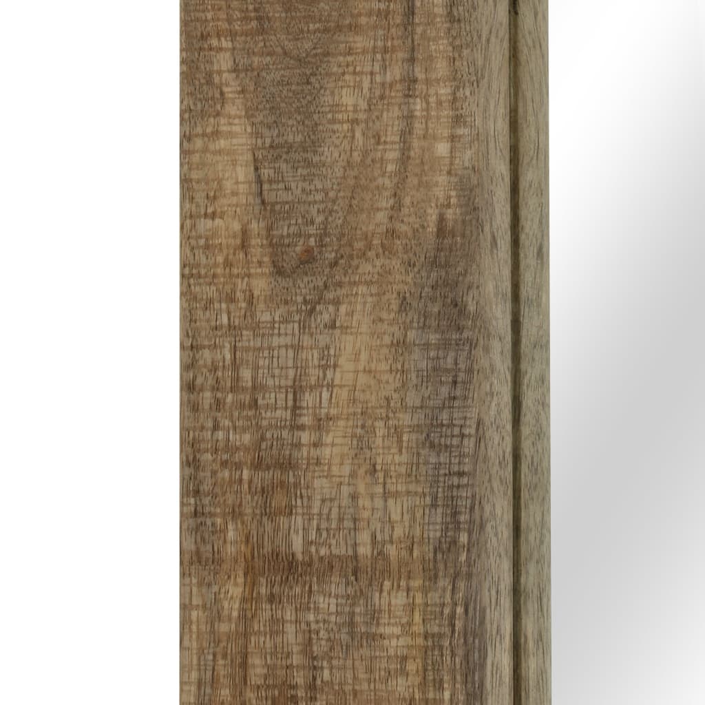 246302 vidaXL Mirror Solid Mango Wood 50x80 cm
