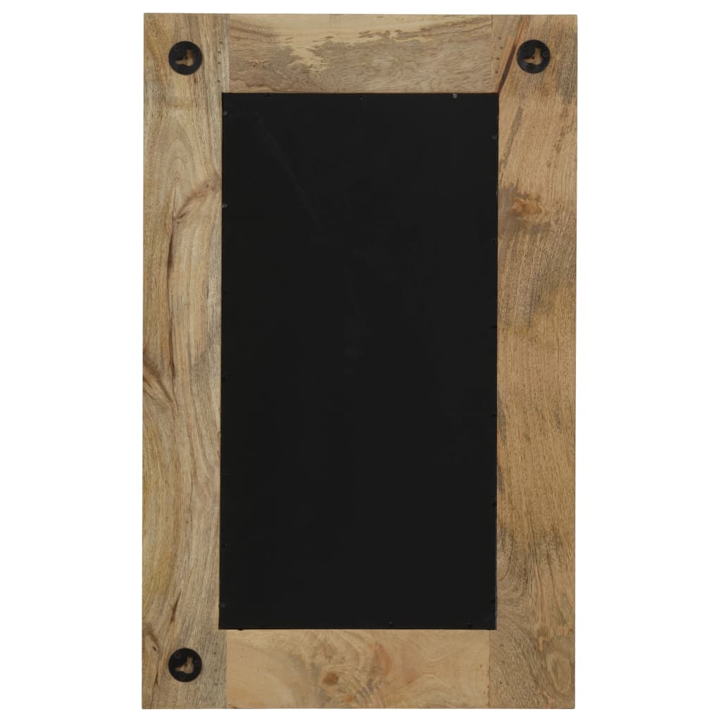 246302 vidaXL Mirror Solid Mango Wood 50x80 cm