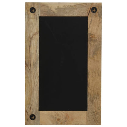 246302 vidaXL Mirror Solid Mango Wood 50x80 cm