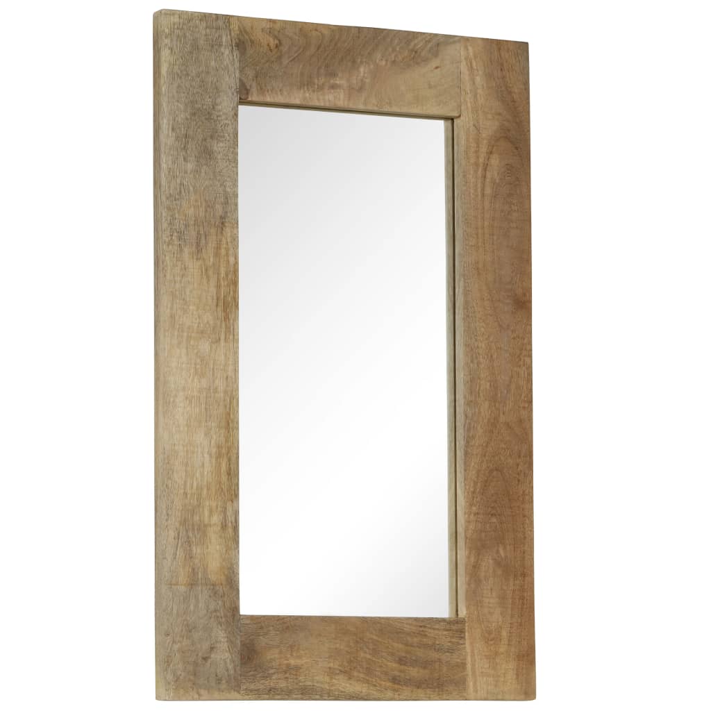 246302 vidaXL Mirror Solid Mango Wood 50x80 cm