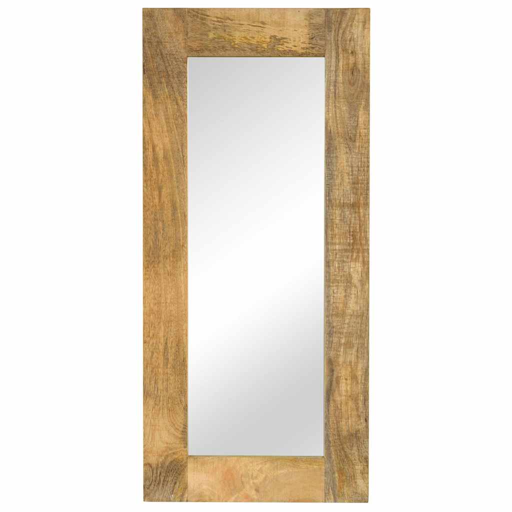 246303 vidaXL Mirror Solid Mango Wood 50x110 cm