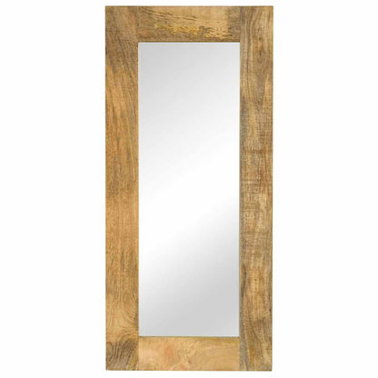 246303 vidaXL Mirror Solid Mango Wood 50x110 cm