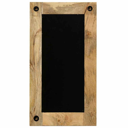 246303 vidaXL Mirror Solid Mango Wood 50x110 cm