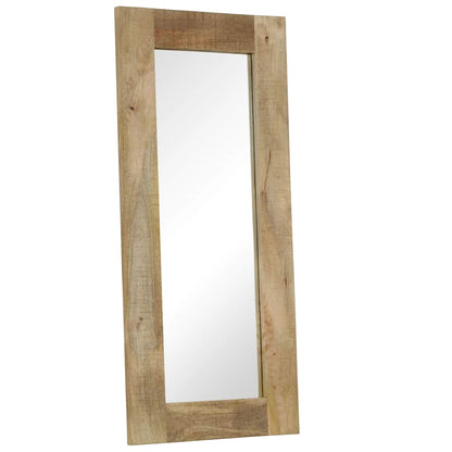 246303 vidaXL Mirror Solid Mango Wood 50x110 cm