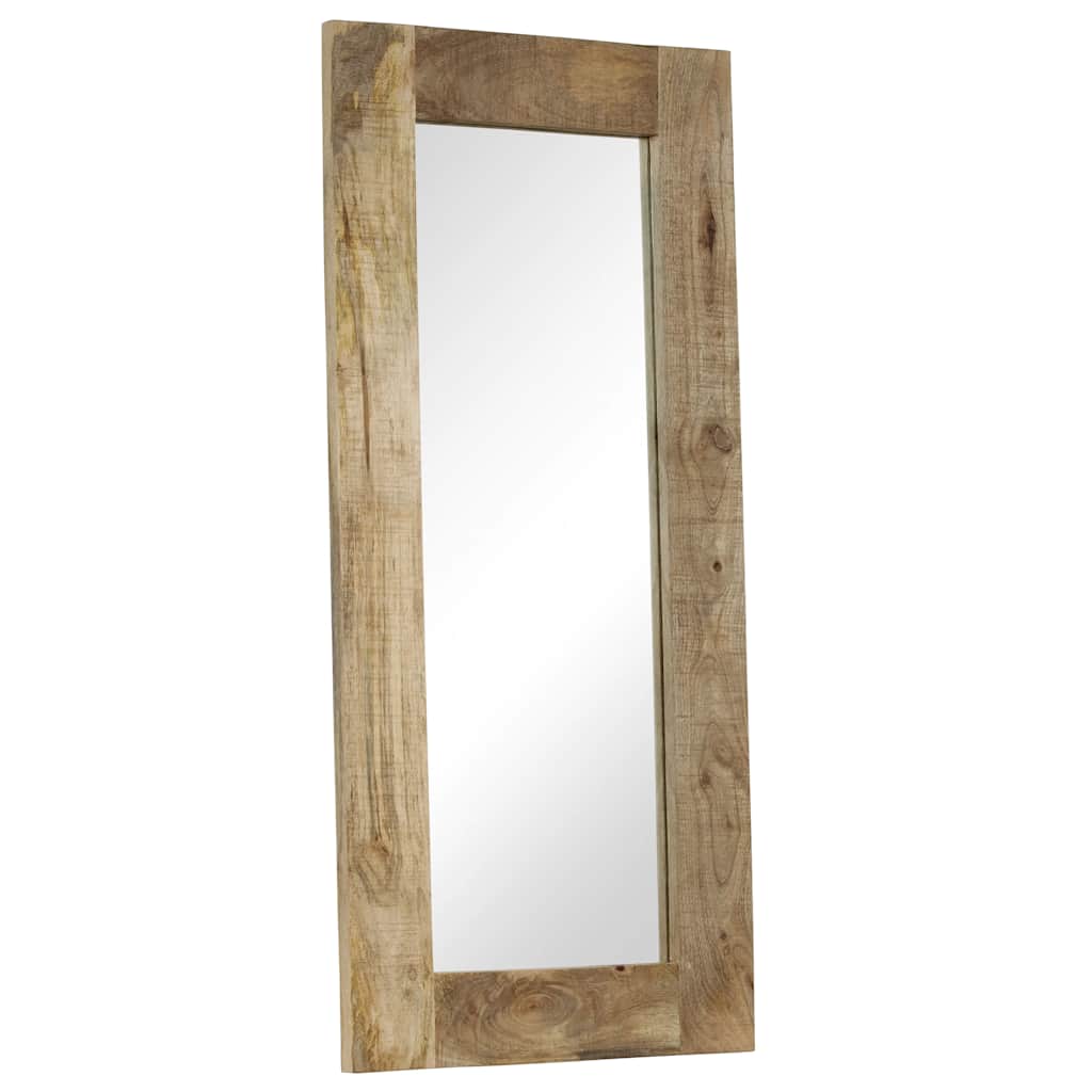 246303 vidaXL Mirror Solid Mango Wood 50x110 cm