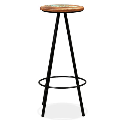 Bar Set 3 Pieces Solid Acacia and Reclaimed Wood