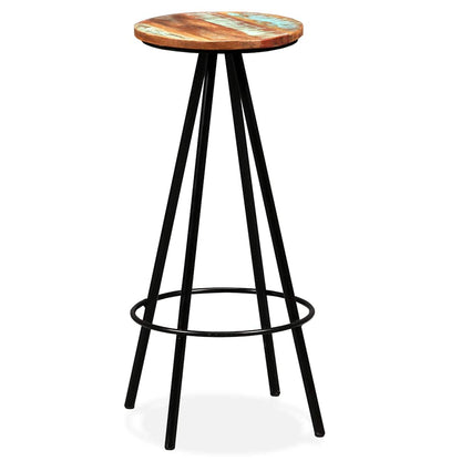 Bar Set 7 Pieces Solid Reclaimed Wood