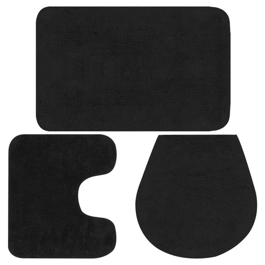 Bath Mat Set | Anthracite | 100% cotton | 50 x 78 cm | Bath Mat Set