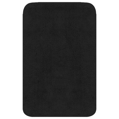 Bathroom Mat Set 2 Pieces Fabric Anthracite