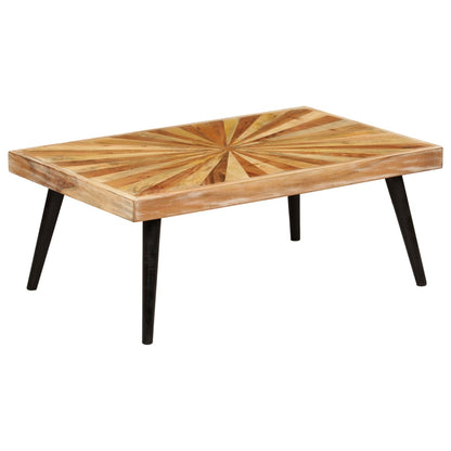 246163 vidaXL Coffee Table Solid Mango Wood 90x55x36 cm