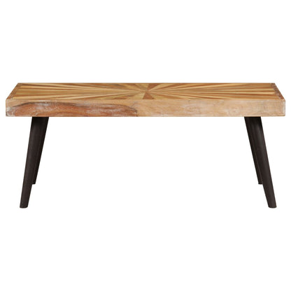 246163 vidaXL Coffee Table Solid Mango Wood 90x55x36 cm