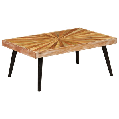 246163 vidaXL Coffee Table Solid Mango Wood 90x55x36 cm