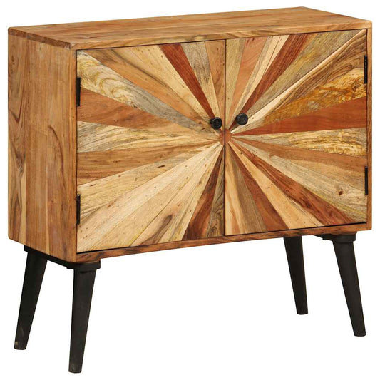 246166 vidaXL Sideboard Solid Mango Wood 85x30x75 cm