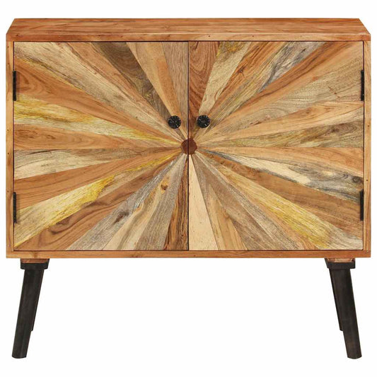 246166 vidaXL Sideboard Solid Mango Wood 85x30x75 cm