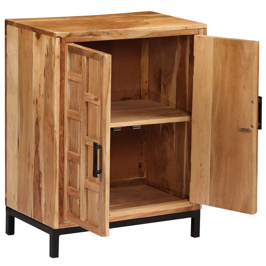 246135 vidaXL Sideboard Solid Acacia Wood 60x35x76 cm Brown