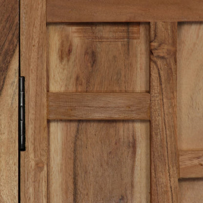 Sideboard Solid Acacia Wood 60x35x76 cm Brown