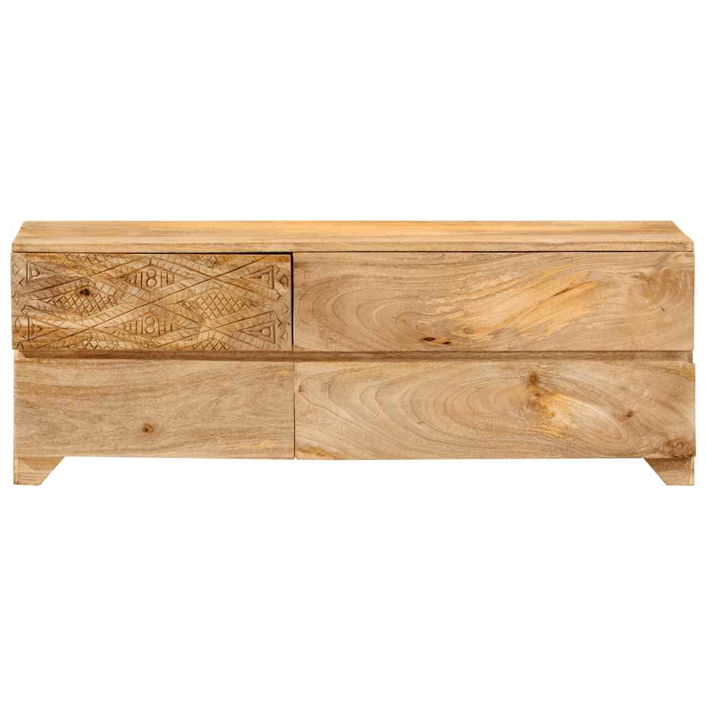 246144 vidaXL TV Cabinet Solid Mango Wood 110x30x40 cm