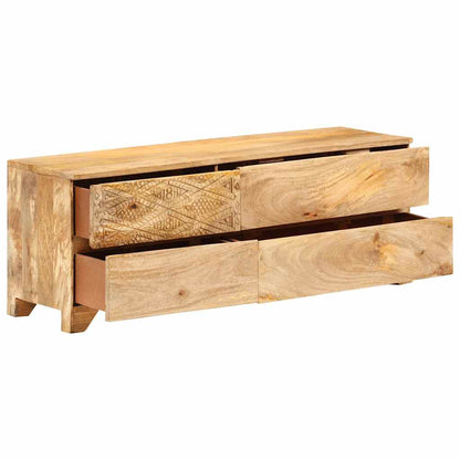 246144 vidaXL TV Cabinet Solid Mango Wood 110x30x40 cm