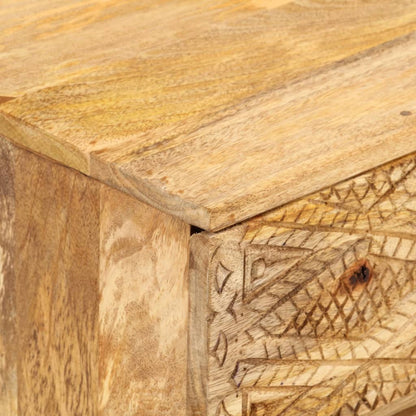 TV Cabinet Solid Mango Wood 110x30x40 cm