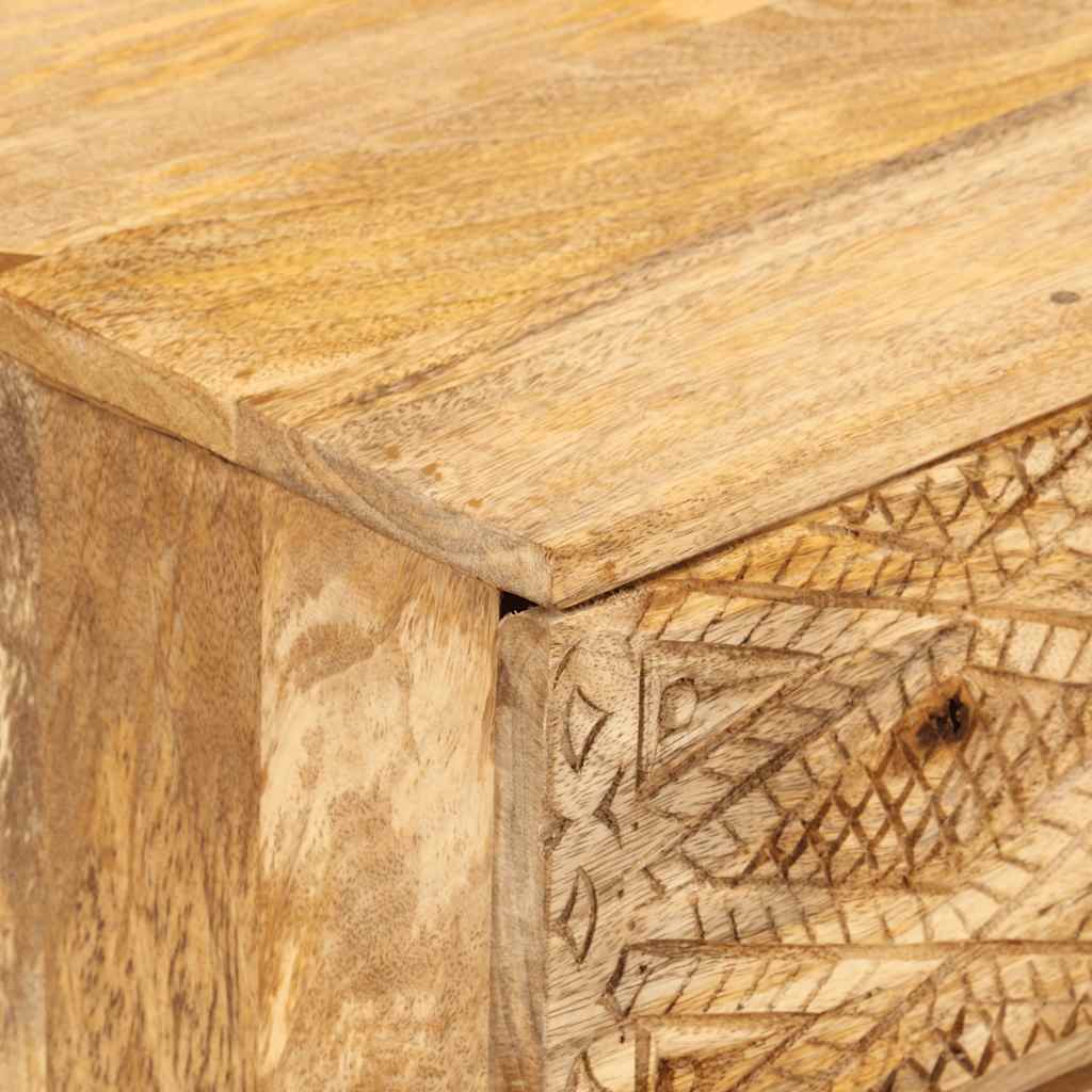 246144 vidaXL TV Cabinet Solid Mango Wood 110x30x40 cm