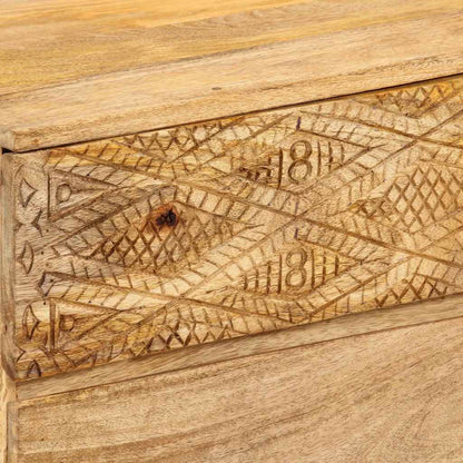 246144 vidaXL TV Cabinet Solid Mango Wood 110x30x40 cm