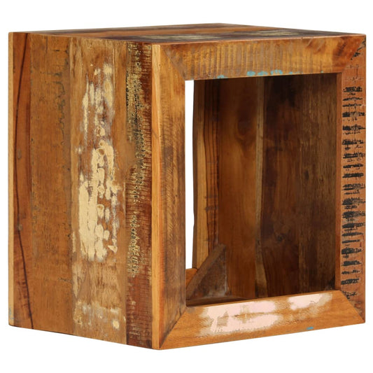 Stool | Various wood tones | Solid Reclaimed Wood | Compact | Stool