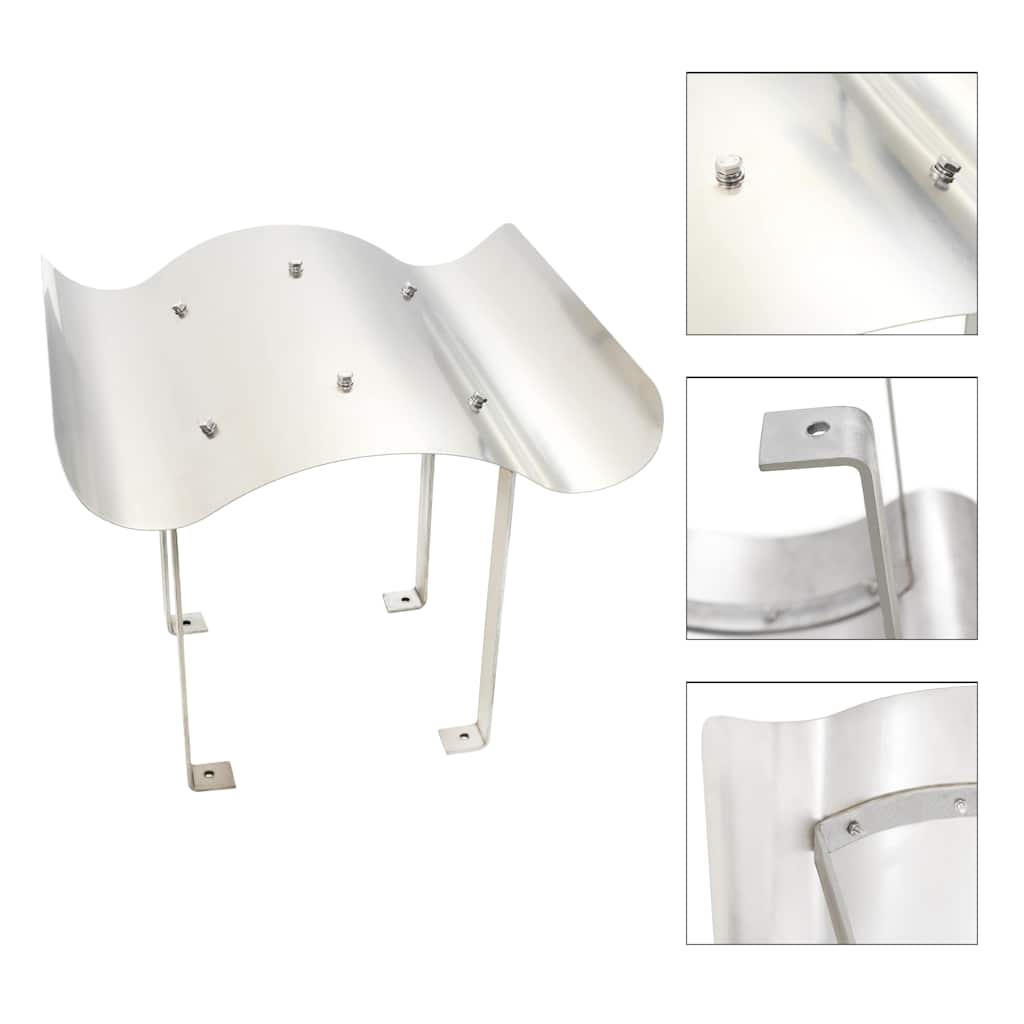 Chimney Cowl 50x50x37 cm Stainless Steel