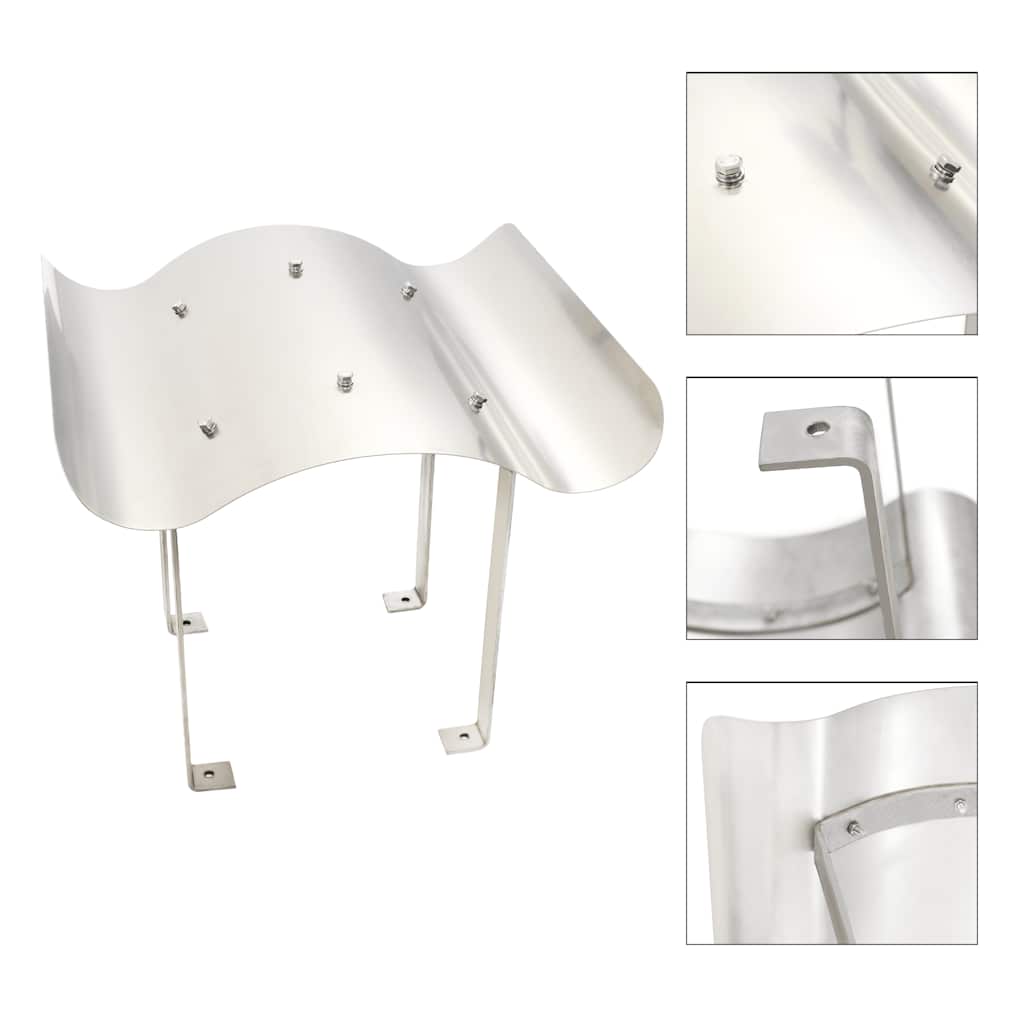 Chimney Cowl 70x100x38 cm Stainless Steel