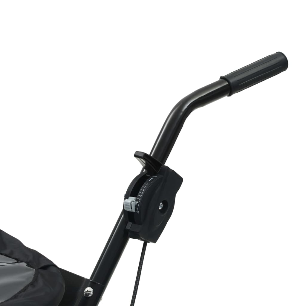 142966 vidaXL Walk Behind Salt Spreader PVC and Steel 106x73x76 cm 45 L