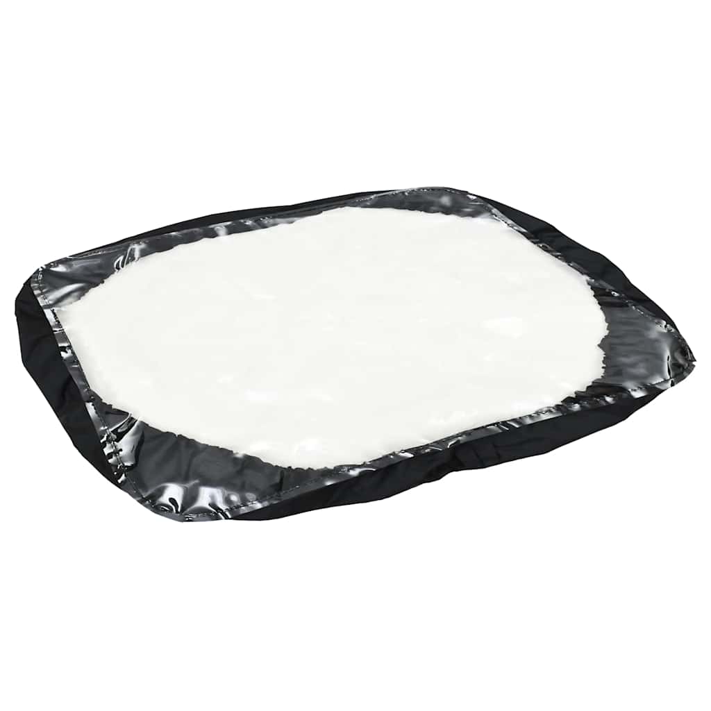 142967 vidaXL Tow Behind Salt Spreader PVC and Steel 125x74x79 cm 45 L