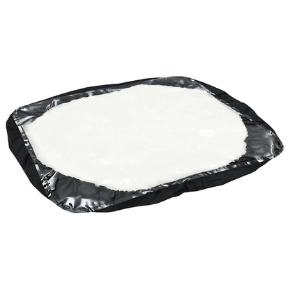142967 vidaXL Tow Behind Salt Spreader PVC and Steel 125x74x79 cm 45 L