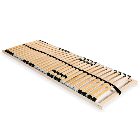 Bed Slatted Base | Natural Beechwood | Solid beechwood frame, birch slats