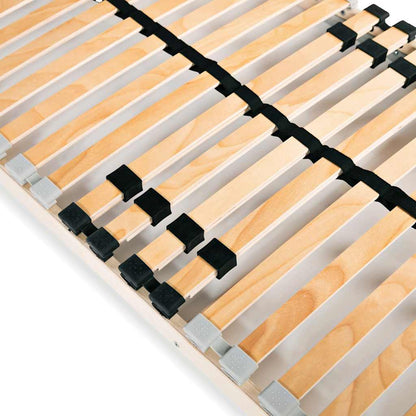 Slatted Bed Base with 28 Slats 7 Zones 70x200 cm