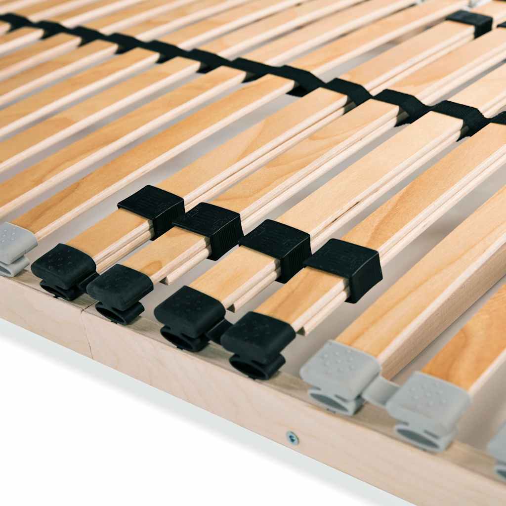 Bed Slatted Base | Natural Beechwood | Solid beechwood frame, birch slats
