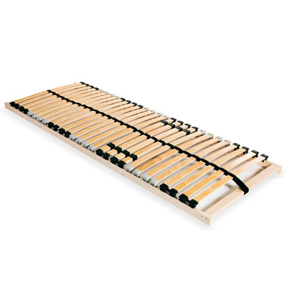 Bed Slatted Base | Natural wood | Beech wood frame, birch slats