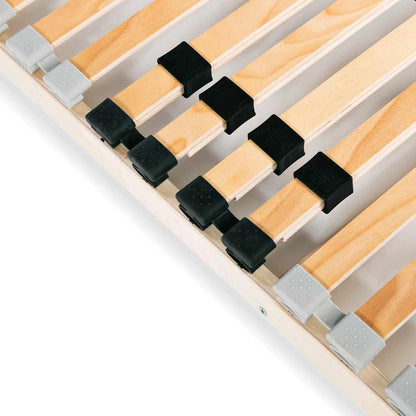 Bed Slatted Base | Natural beech/ birch | Solid beechwood, birch slats