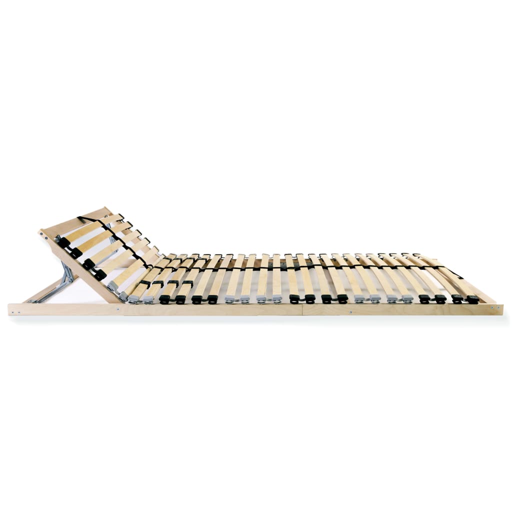 Bed Slatted Base | Natural wood | Solid beechwood frame, birch slats