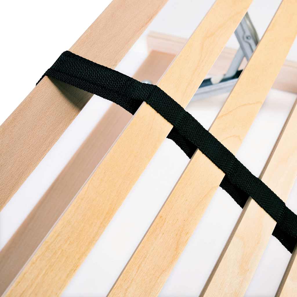 Bed Slatted Base | Natural wood | Solid beech wood frame, Birch slats